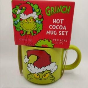 Grinch Hot Cocoa Mug Set *NEW*